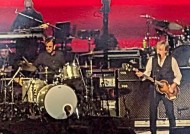 Paul McCartney brings Ringo Starr on stage at London's O2 Arena and delights Beatles fans